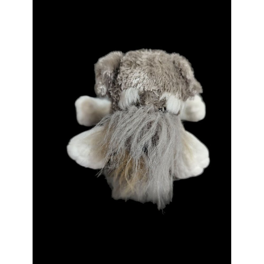 Ganz Webkinz Schnauzer Plush 9" Stuffed Animal Toy Dog ‎ gray
